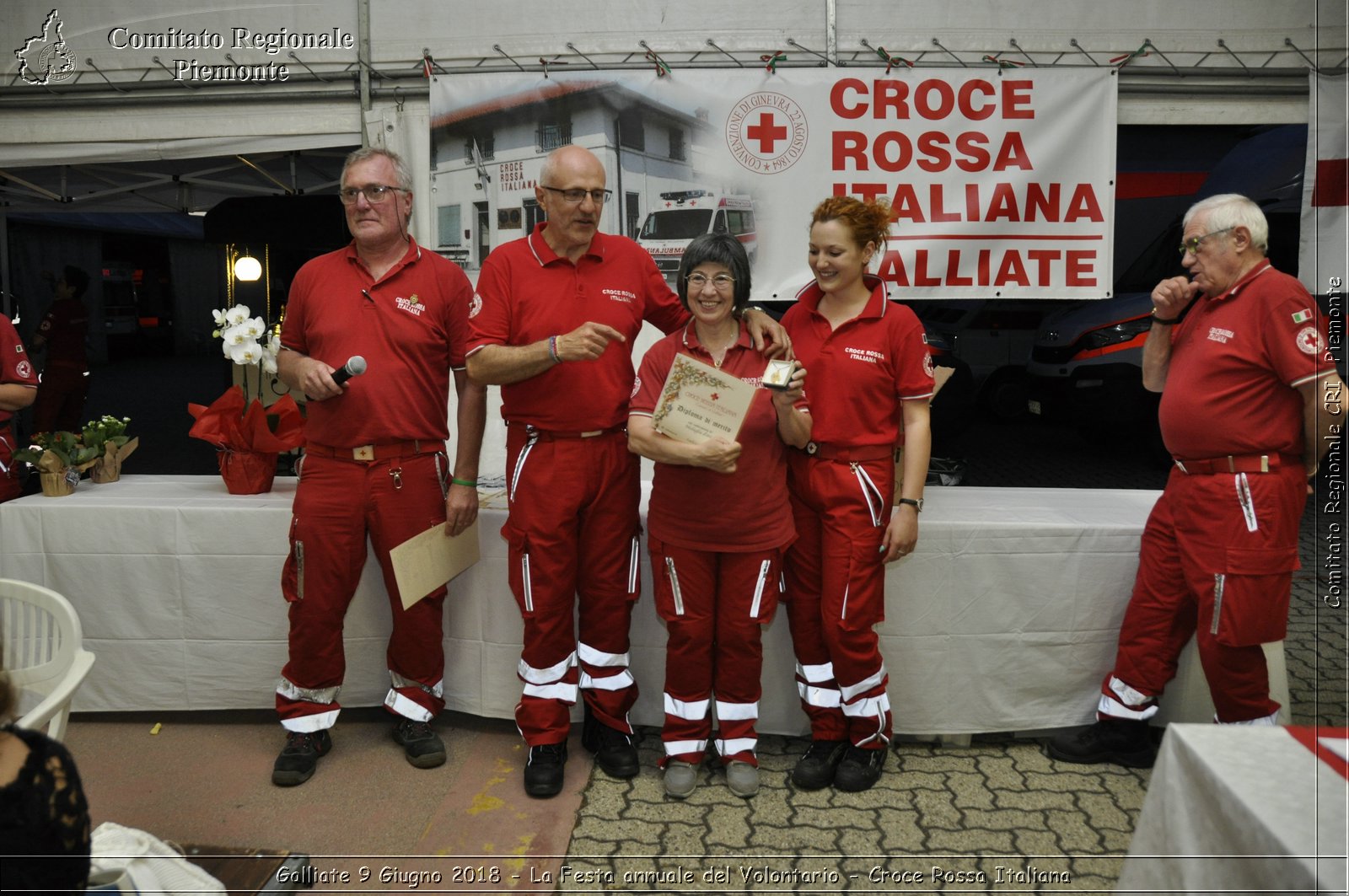 Galliate 9 Giugno 2018 - La Festa annuale del Volontario - Croce Rossa Italiana- Comitato Regionale del Piemonte