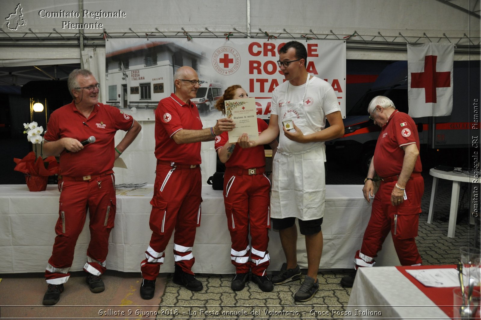 Galliate 9 Giugno 2018 - La Festa annuale del Volontario - Croce Rossa Italiana- Comitato Regionale del Piemonte