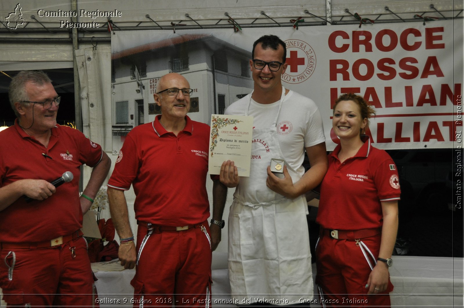 Galliate 9 Giugno 2018 - La Festa annuale del Volontario - Croce Rossa Italiana- Comitato Regionale del Piemonte