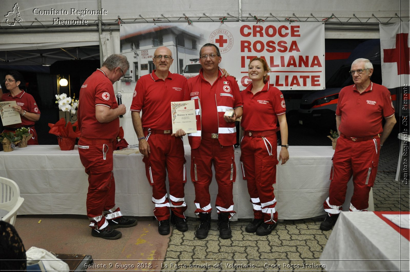 Galliate 9 Giugno 2018 - La Festa annuale del Volontario - Croce Rossa Italiana- Comitato Regionale del Piemonte