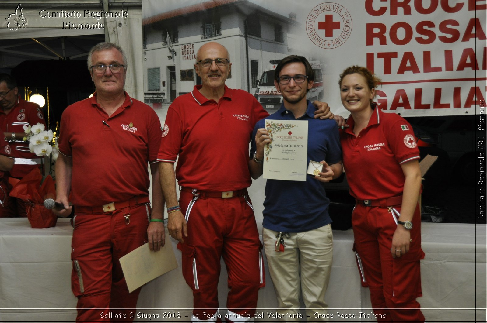 Galliate 9 Giugno 2018 - La Festa annuale del Volontario - Croce Rossa Italiana- Comitato Regionale del Piemonte