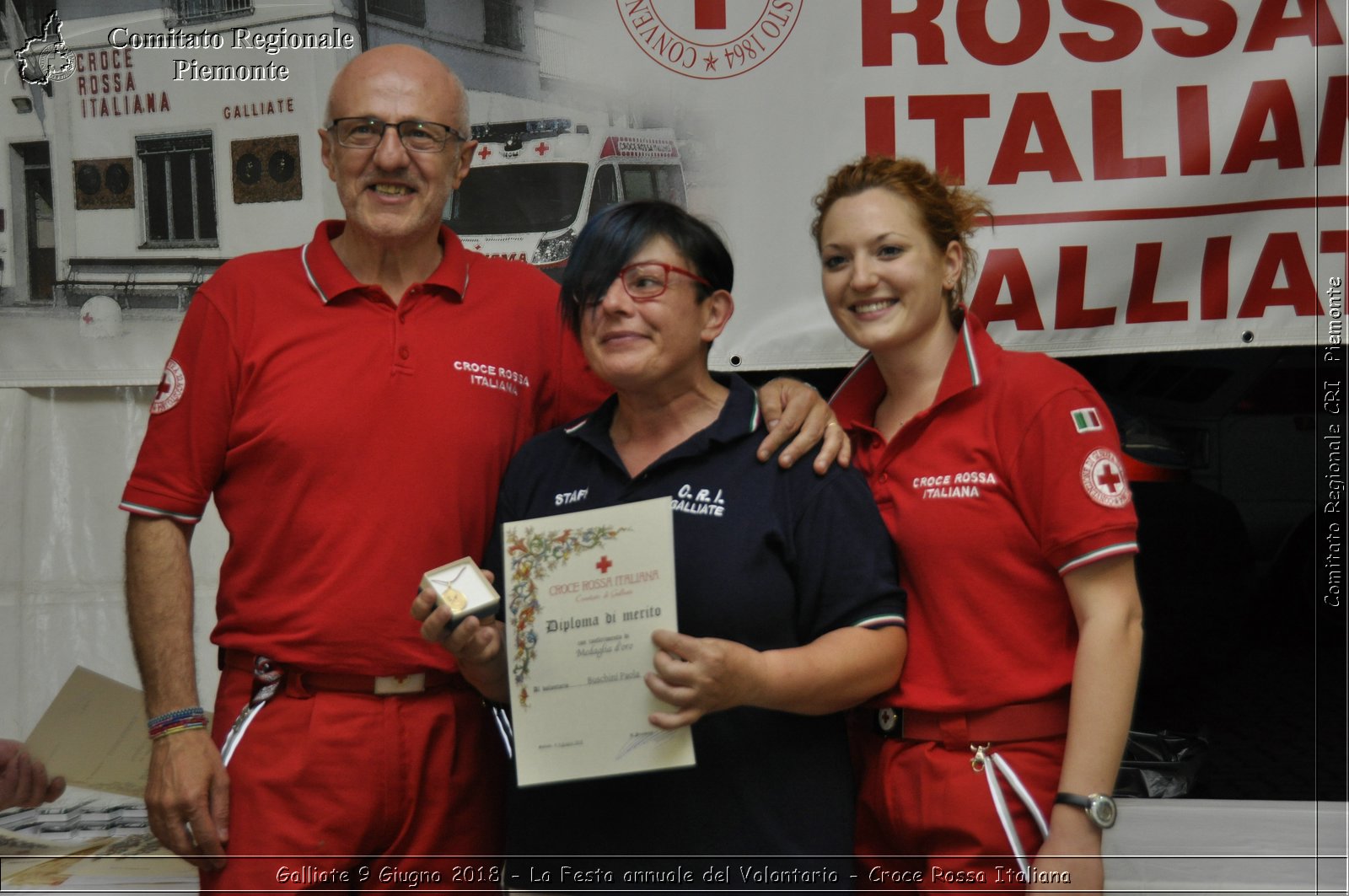 Galliate 9 Giugno 2018 - La Festa annuale del Volontario - Croce Rossa Italiana- Comitato Regionale del Piemonte