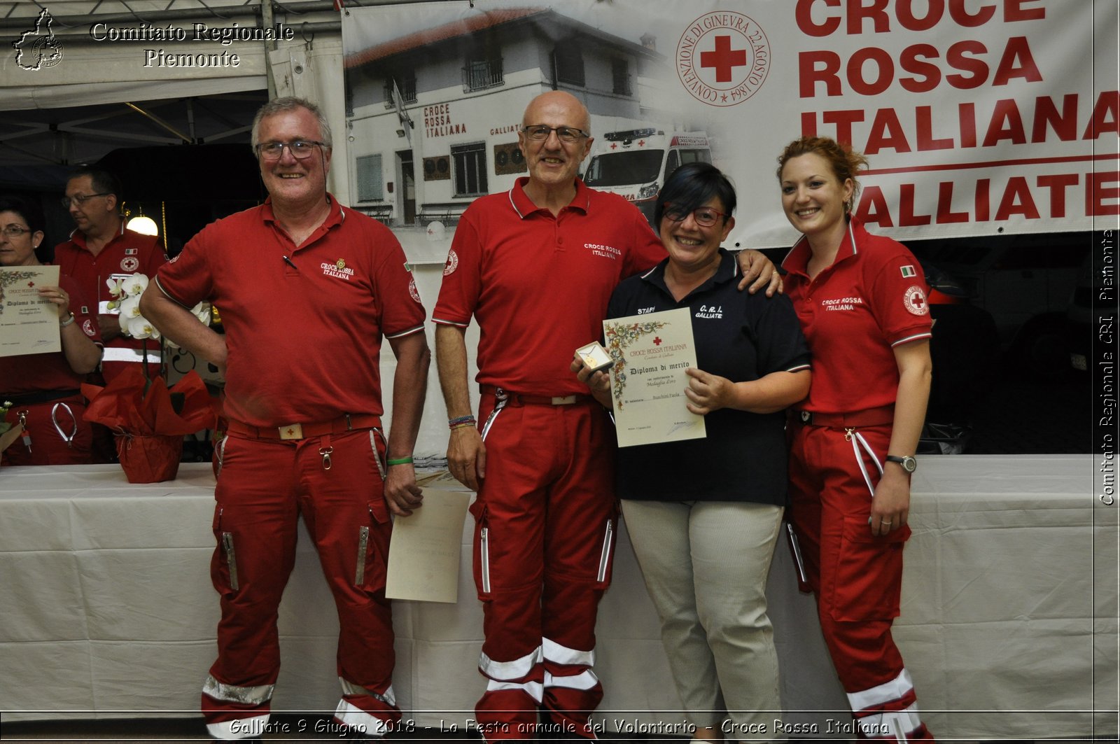 Galliate 9 Giugno 2018 - La Festa annuale del Volontario - Croce Rossa Italiana- Comitato Regionale del Piemonte