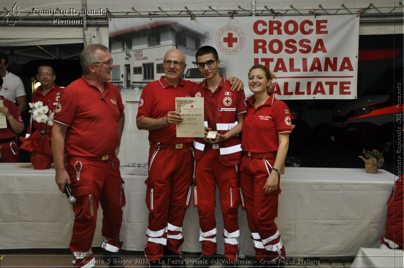 Galliate 9 Giugno 2018 - La Festa annuale del Volontario - Croce Rossa Italiana- Comitato Regionale del Piemonte