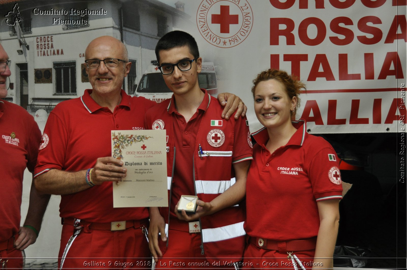 Galliate 9 Giugno 2018 - La Festa annuale del Volontario - Croce Rossa Italiana- Comitato Regionale del Piemonte