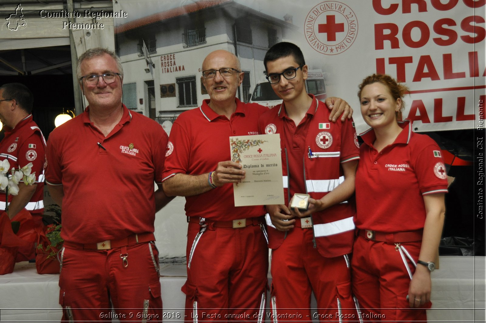 Galliate 9 Giugno 2018 - La Festa annuale del Volontario - Croce Rossa Italiana- Comitato Regionale del Piemonte