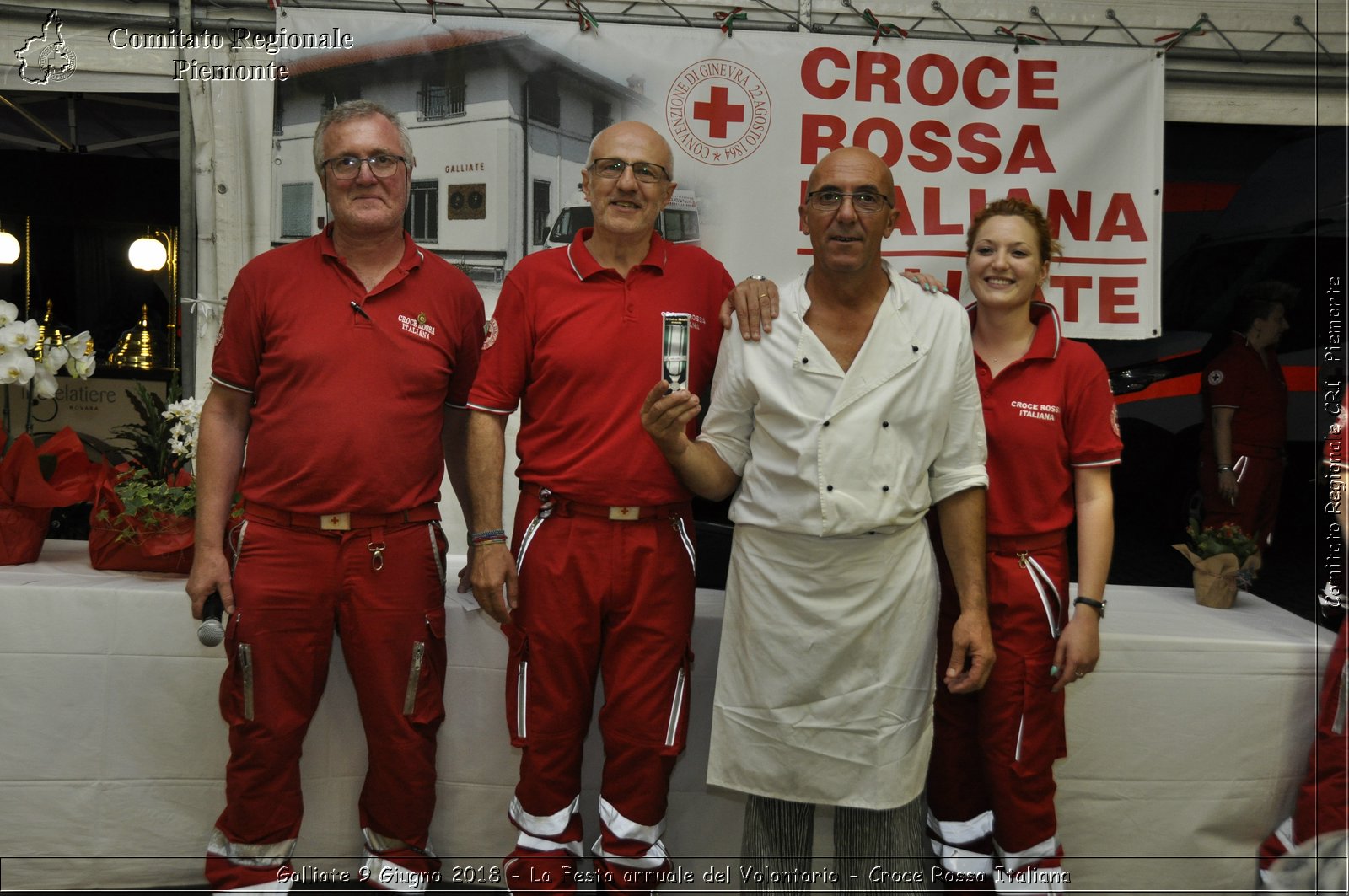 Galliate 9 Giugno 2018 - La Festa annuale del Volontario - Croce Rossa Italiana- Comitato Regionale del Piemonte