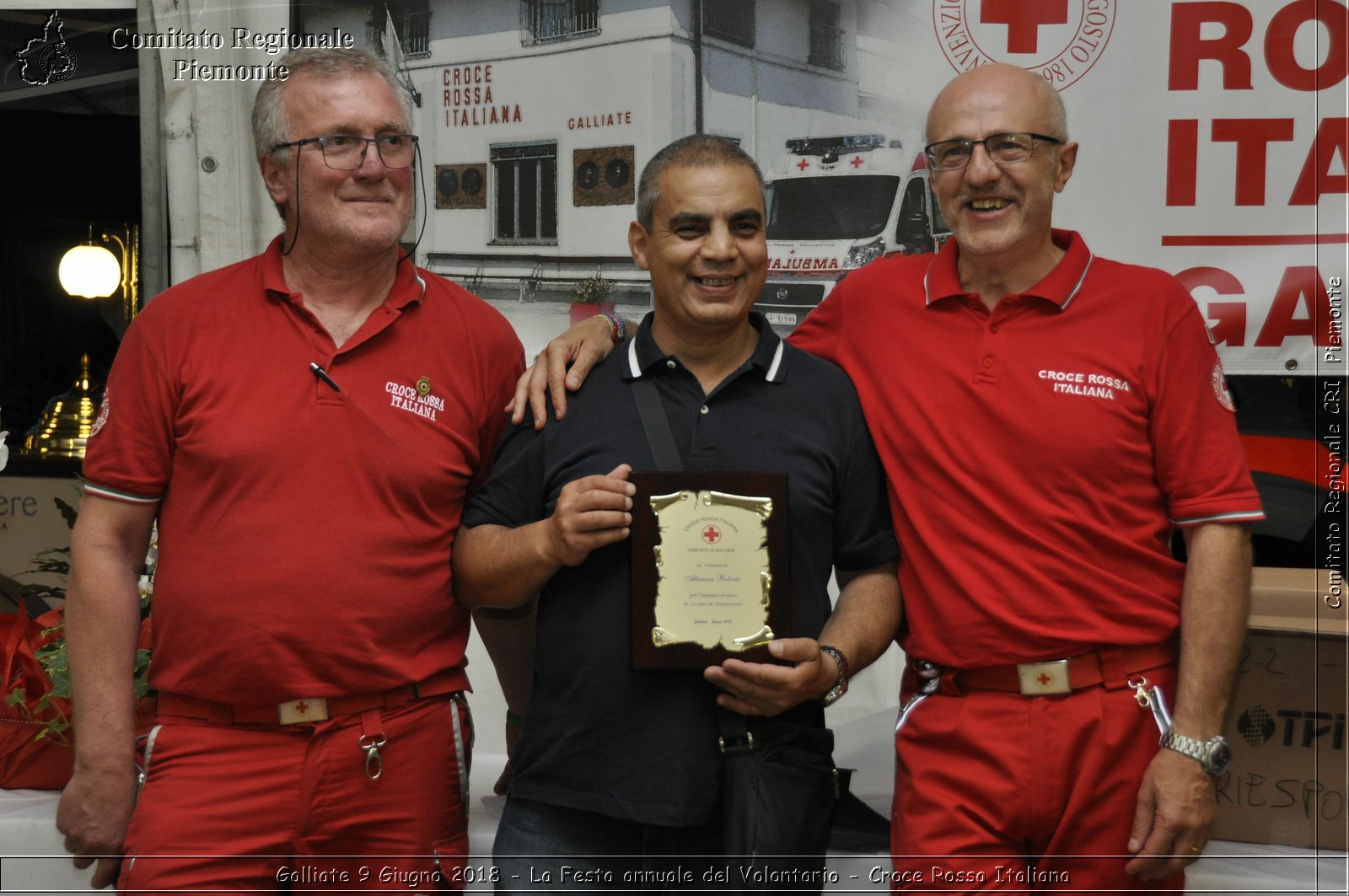 Galliate 9 Giugno 2018 - La Festa annuale del Volontario - Croce Rossa Italiana- Comitato Regionale del Piemonte