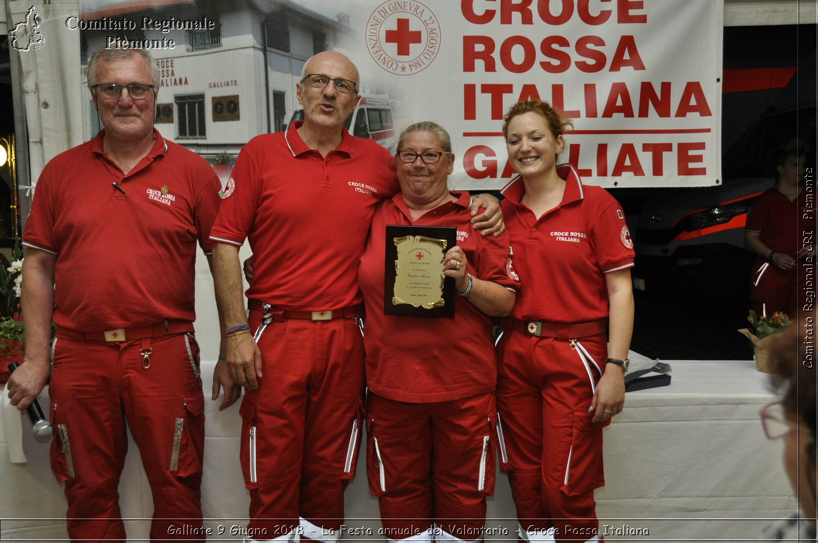 Galliate 9 Giugno 2018 - La Festa annuale del Volontario - Croce Rossa Italiana- Comitato Regionale del Piemonte