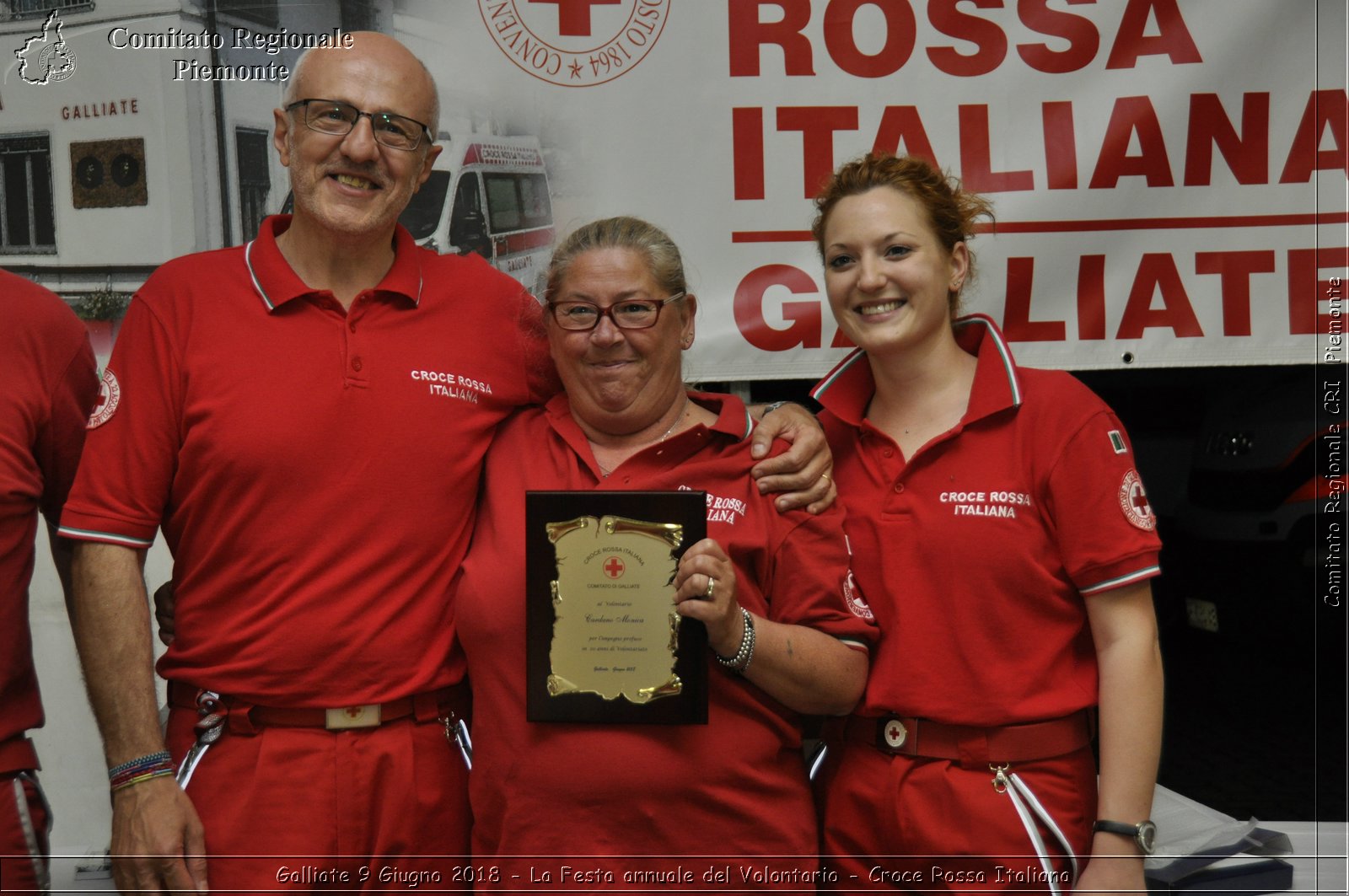 Galliate 9 Giugno 2018 - La Festa annuale del Volontario - Croce Rossa Italiana- Comitato Regionale del Piemonte