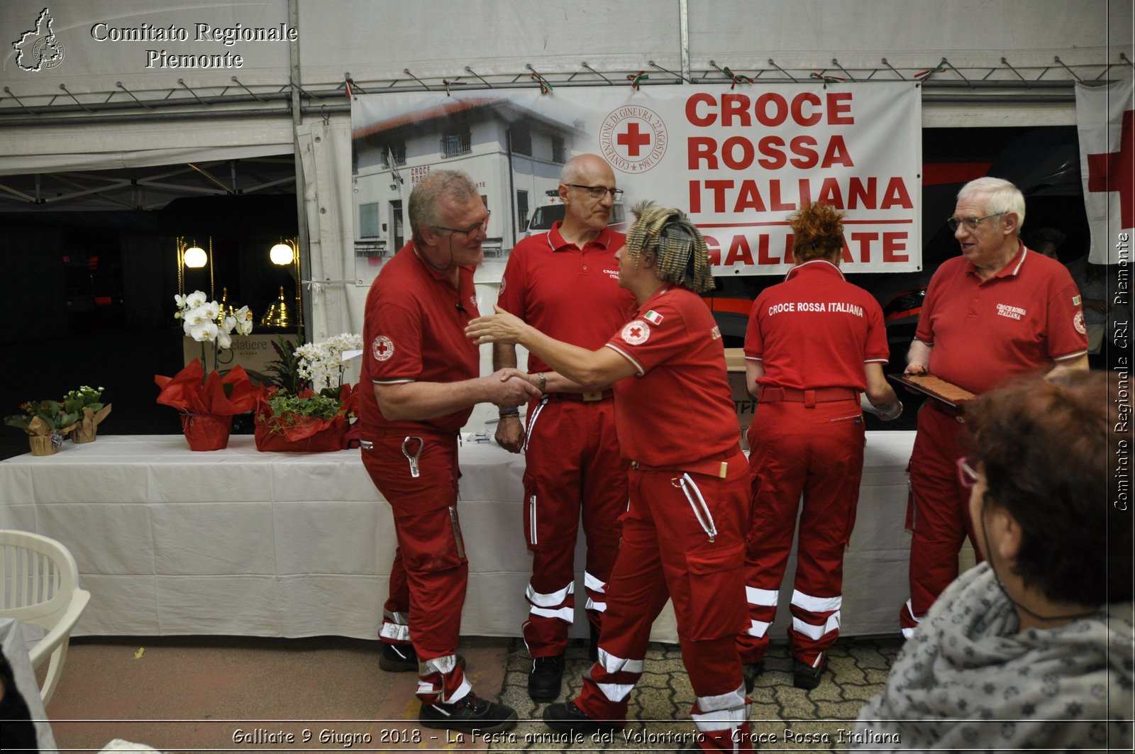 Galliate 9 Giugno 2018 - La Festa annuale del Volontario - Croce Rossa Italiana- Comitato Regionale del Piemonte