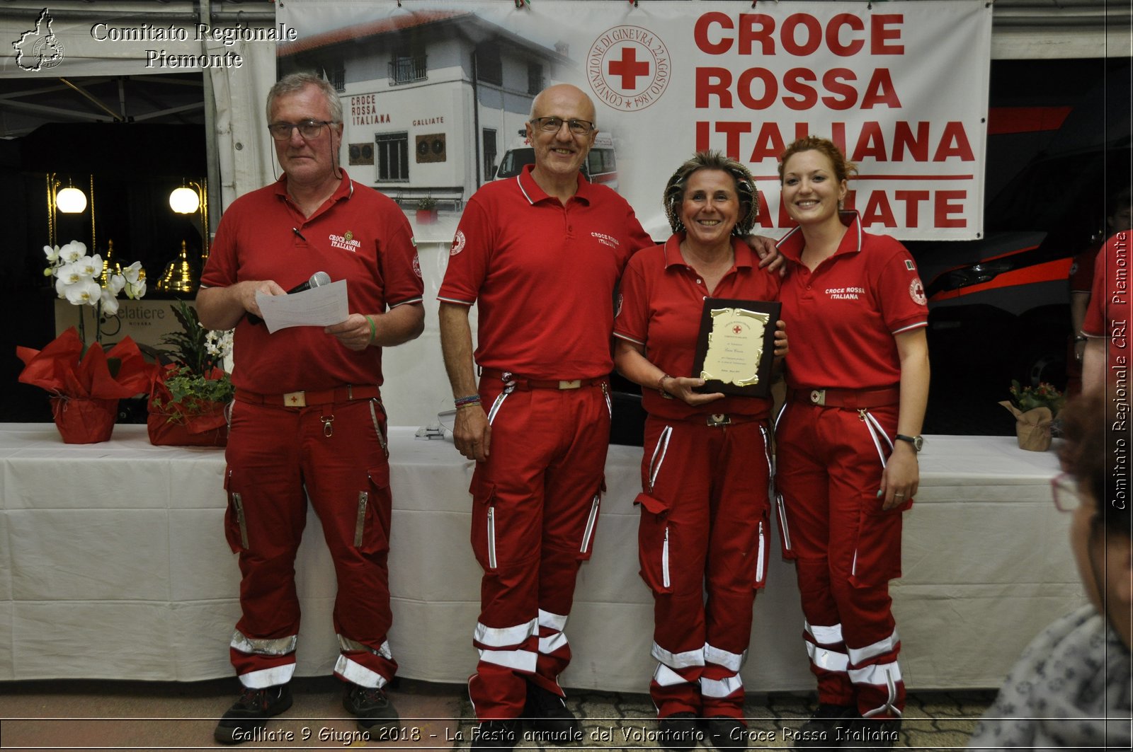 Galliate 9 Giugno 2018 - La Festa annuale del Volontario - Croce Rossa Italiana- Comitato Regionale del Piemonte