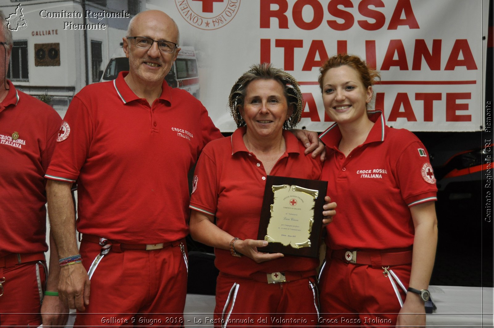 Galliate 9 Giugno 2018 - La Festa annuale del Volontario - Croce Rossa Italiana- Comitato Regionale del Piemonte