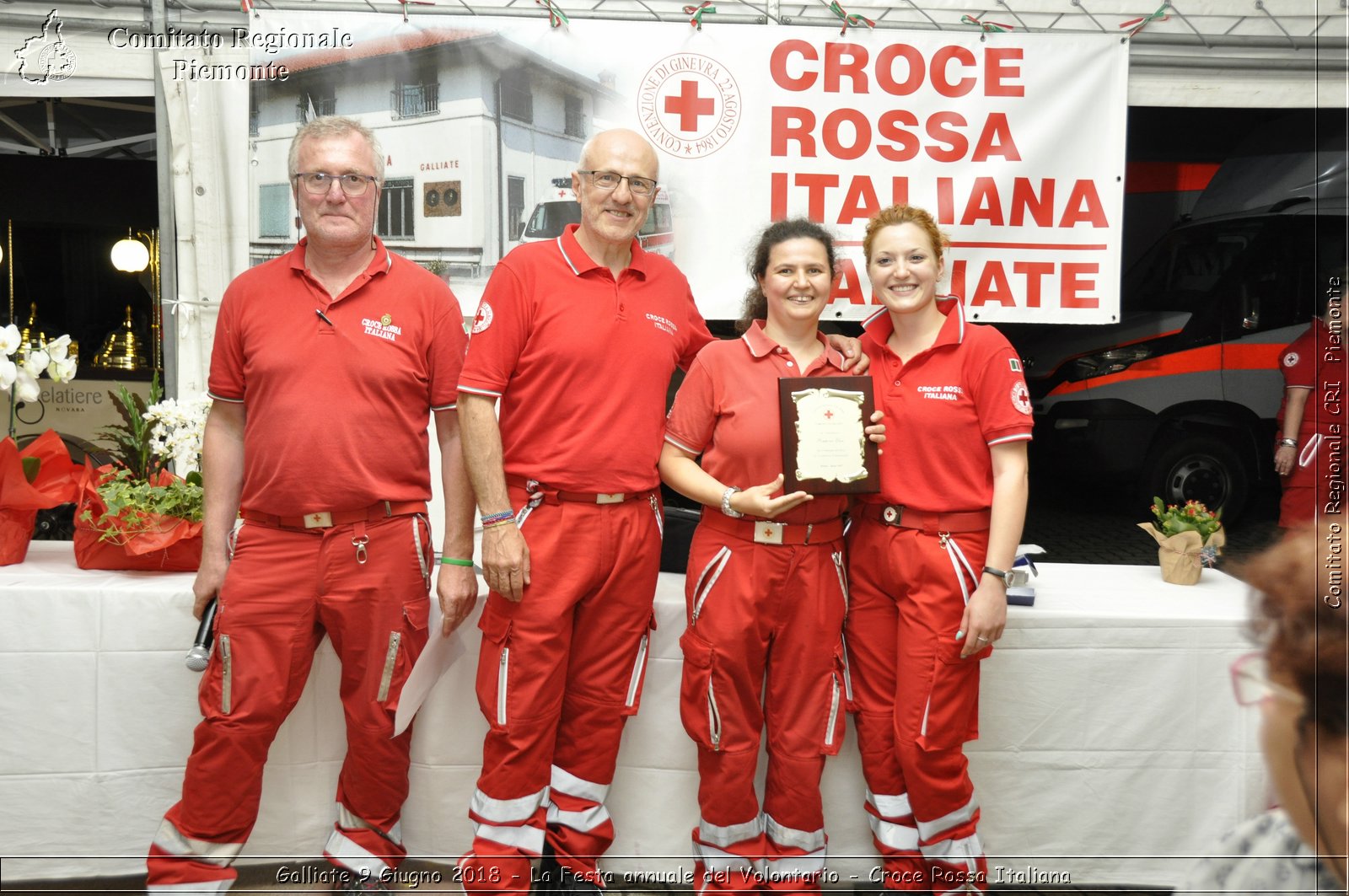 Galliate 9 Giugno 2018 - La Festa annuale del Volontario - Croce Rossa Italiana- Comitato Regionale del Piemonte