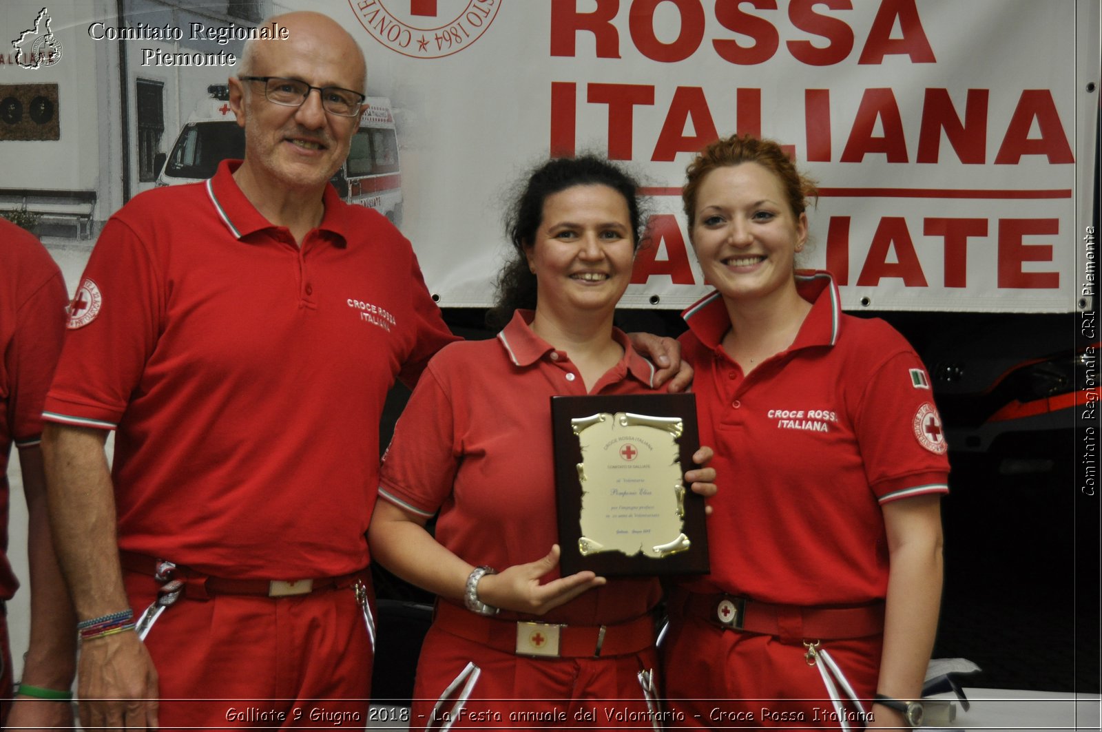 Galliate 9 Giugno 2018 - La Festa annuale del Volontario - Croce Rossa Italiana- Comitato Regionale del Piemonte