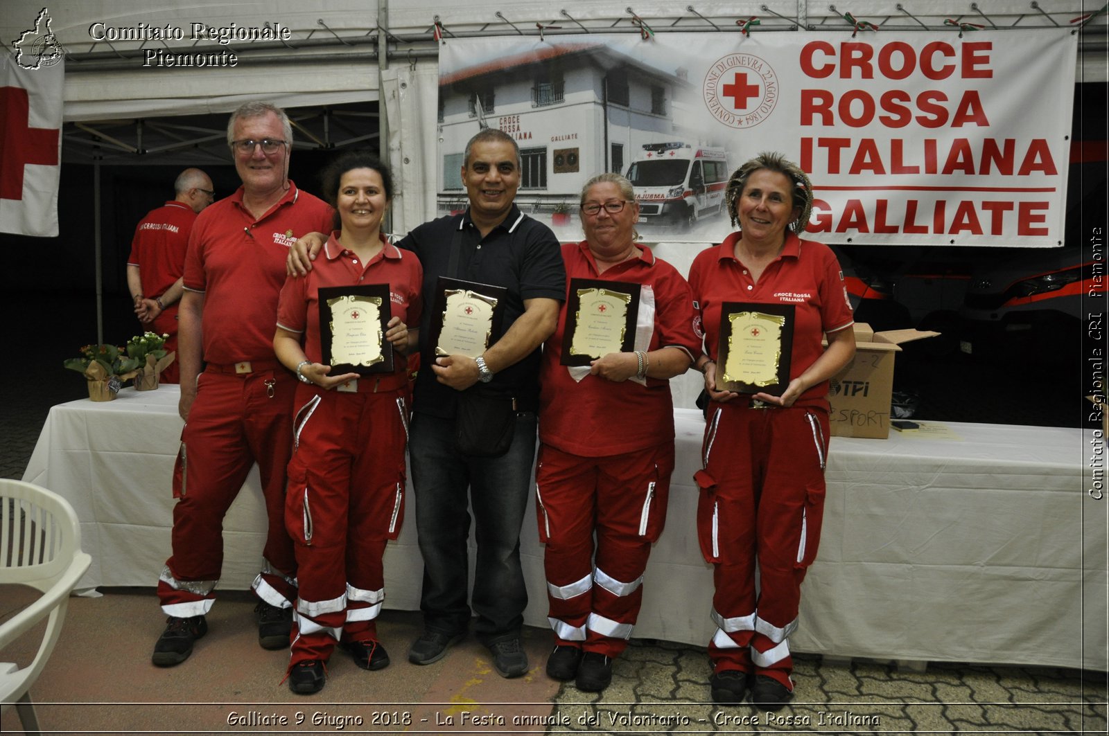 Galliate 9 Giugno 2018 - La Festa annuale del Volontario - Croce Rossa Italiana- Comitato Regionale del Piemonte