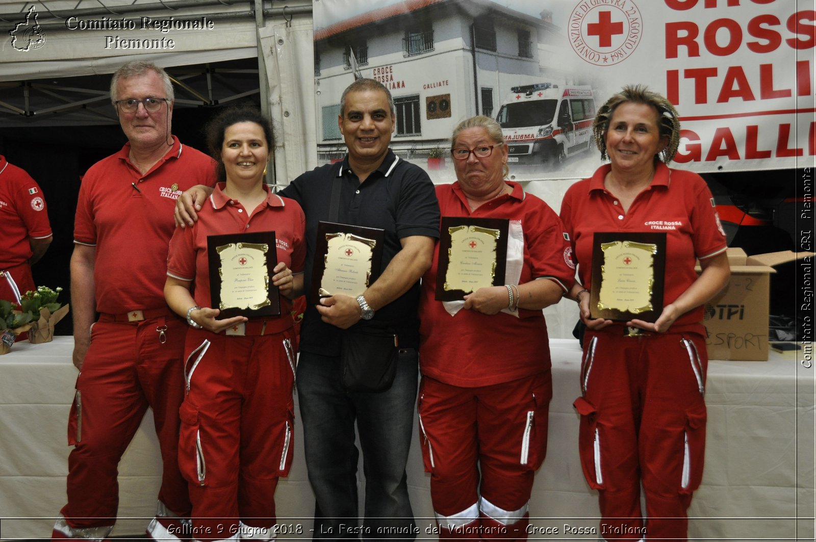 Galliate 9 Giugno 2018 - La Festa annuale del Volontario - Croce Rossa Italiana- Comitato Regionale del Piemonte