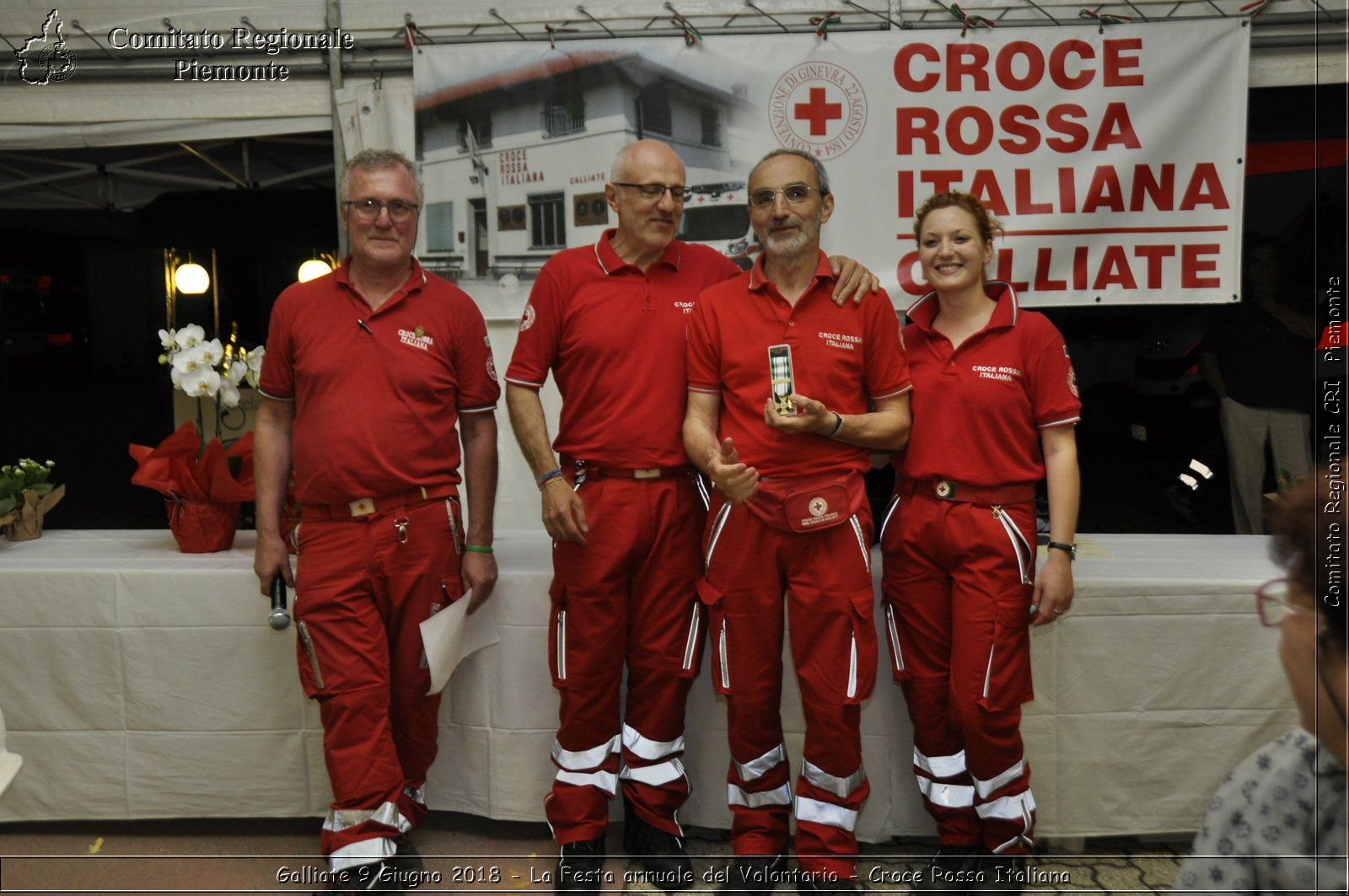 Galliate 9 Giugno 2018 - La Festa annuale del Volontario - Croce Rossa Italiana- Comitato Regionale del Piemonte