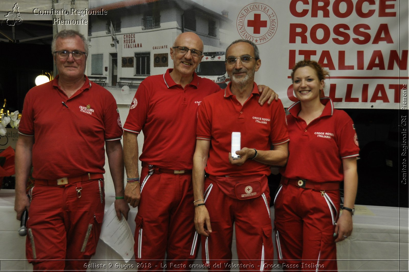 Galliate 9 Giugno 2018 - La Festa annuale del Volontario - Croce Rossa Italiana- Comitato Regionale del Piemonte