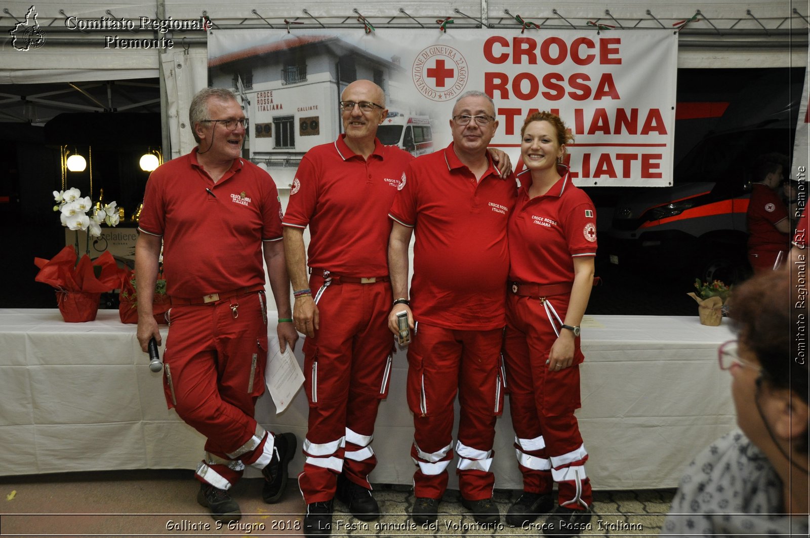 Galliate 9 Giugno 2018 - La Festa annuale del Volontario - Croce Rossa Italiana- Comitato Regionale del Piemonte