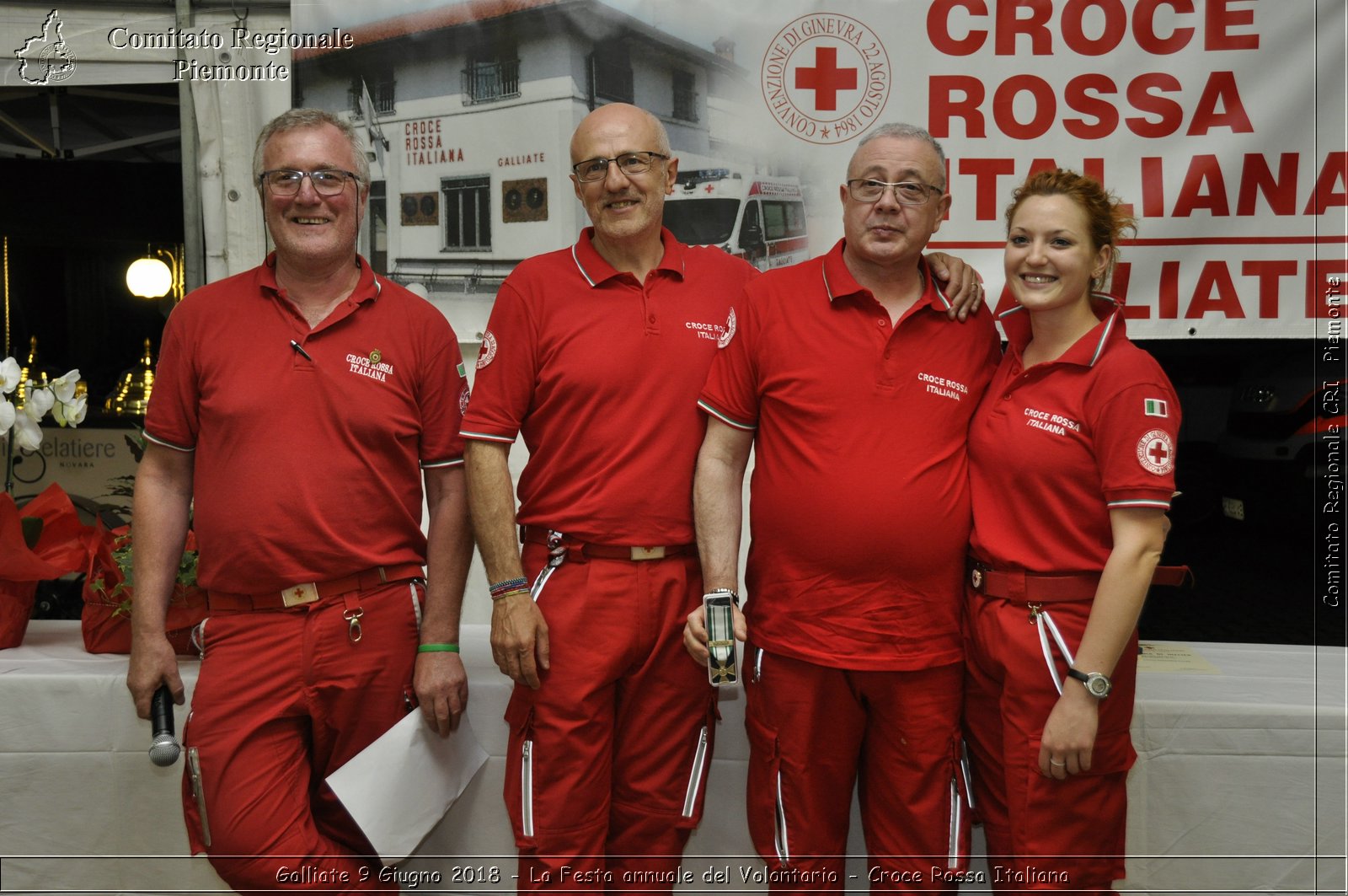 Galliate 9 Giugno 2018 - La Festa annuale del Volontario - Croce Rossa Italiana- Comitato Regionale del Piemonte