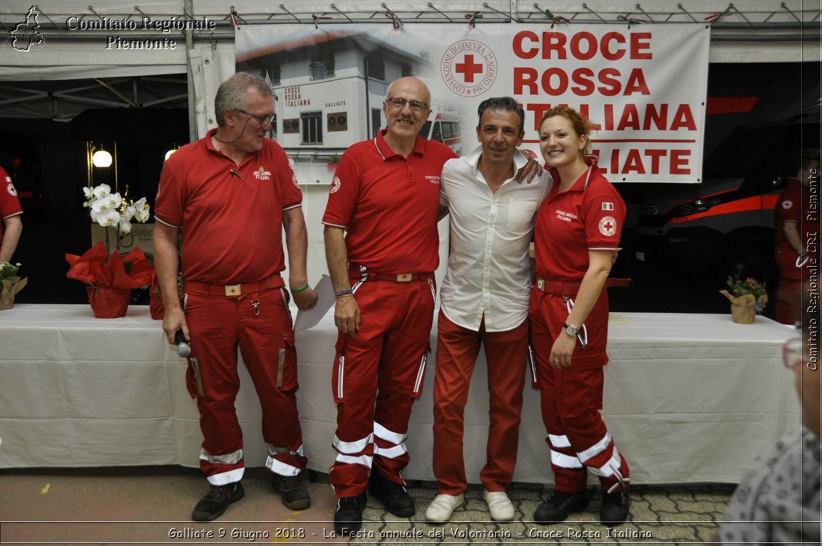 Galliate 9 Giugno 2018 - La Festa annuale del Volontario - Croce Rossa Italiana- Comitato Regionale del Piemonte