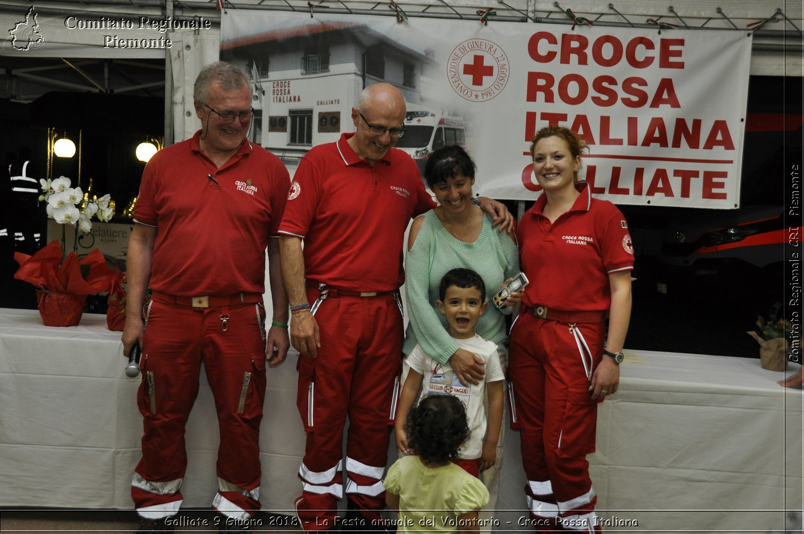 Galliate 9 Giugno 2018 - La Festa annuale del Volontario - Croce Rossa Italiana- Comitato Regionale del Piemonte