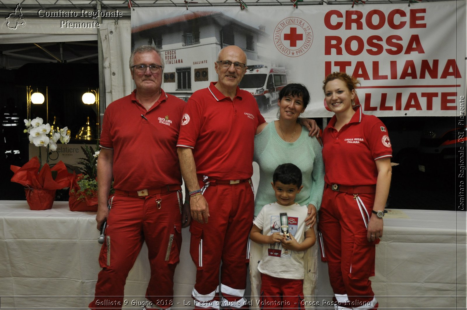 Galliate 9 Giugno 2018 - La Festa annuale del Volontario - Croce Rossa Italiana- Comitato Regionale del Piemonte