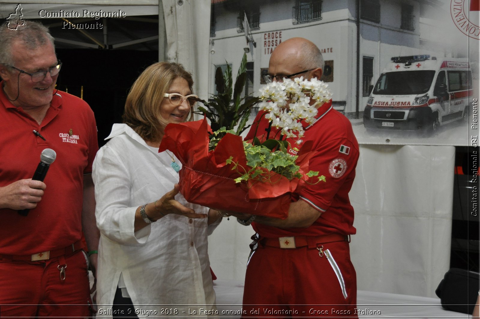 Galliate 9 Giugno 2018 - La Festa annuale del Volontario - Croce Rossa Italiana- Comitato Regionale del Piemonte