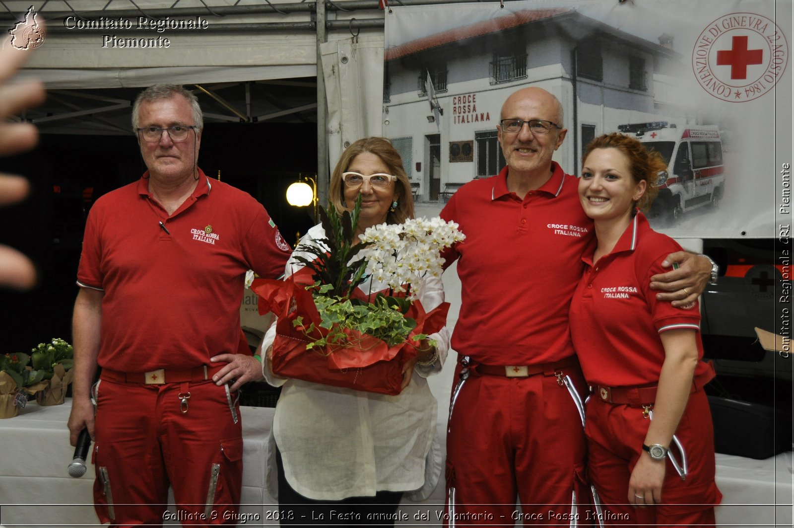 Galliate 9 Giugno 2018 - La Festa annuale del Volontario - Croce Rossa Italiana- Comitato Regionale del Piemonte