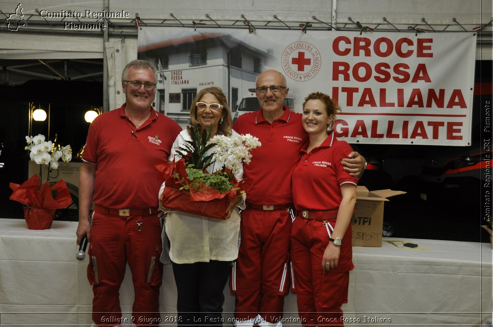 Galliate 9 Giugno 2018 - La Festa annuale del Volontario - Croce Rossa Italiana- Comitato Regionale del Piemonte