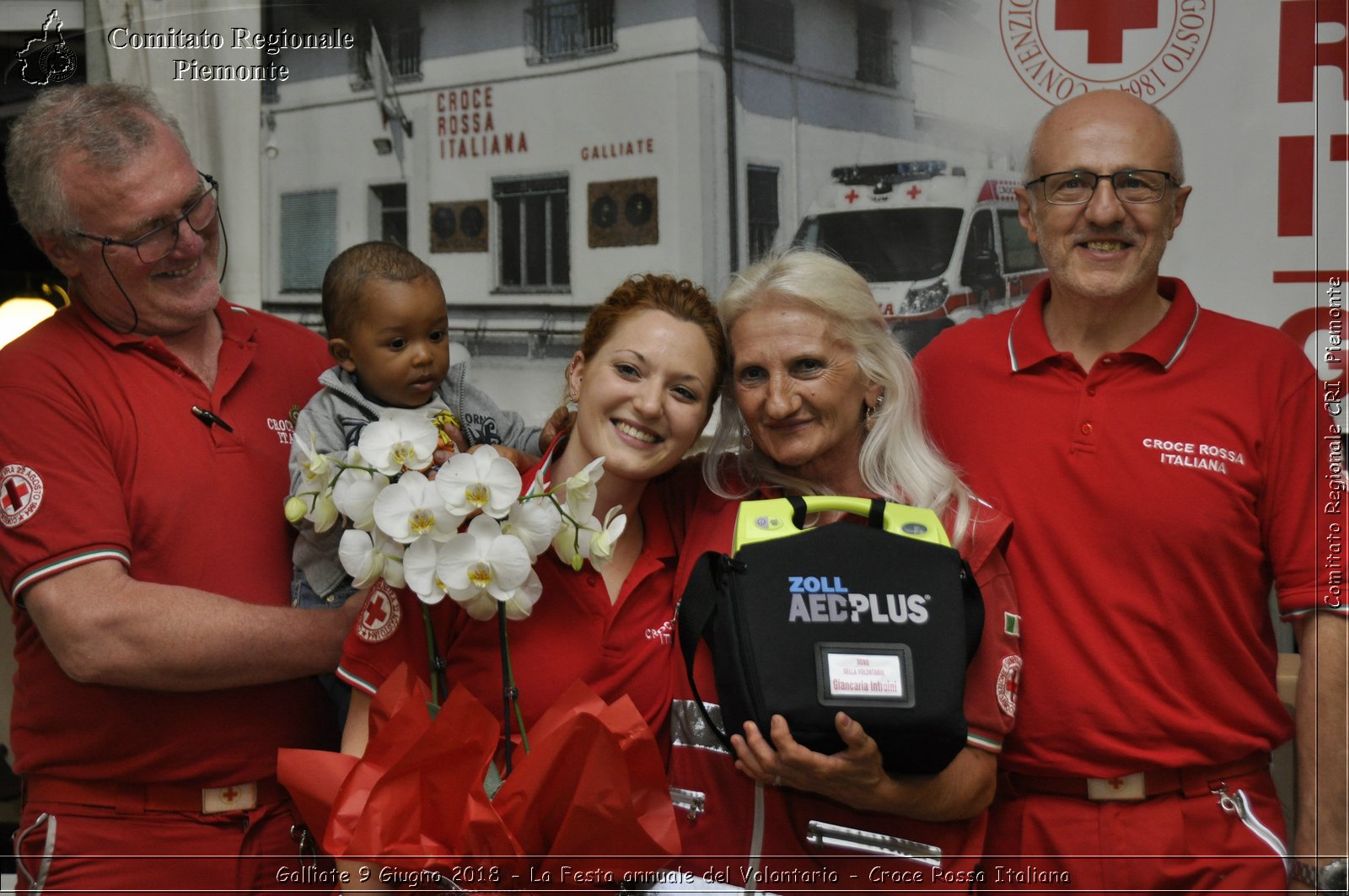 Galliate 9 Giugno 2018 - La Festa annuale del Volontario - Croce Rossa Italiana- Comitato Regionale del Piemonte