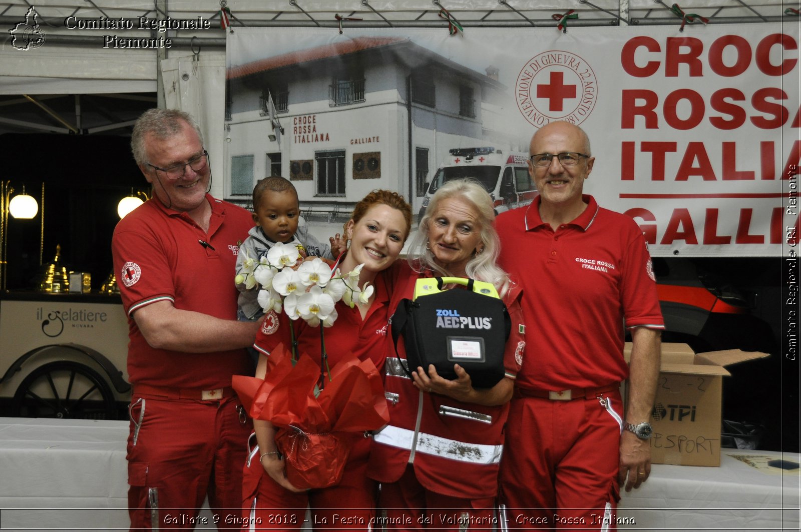 Galliate 9 Giugno 2018 - La Festa annuale del Volontario - Croce Rossa Italiana- Comitato Regionale del Piemonte