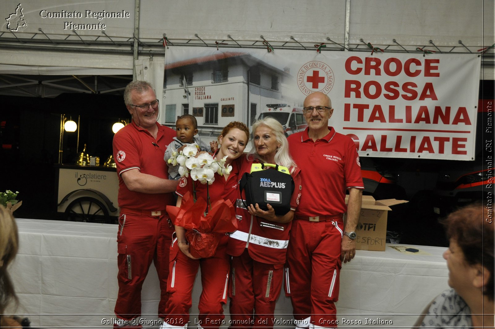 Galliate 9 Giugno 2018 - La Festa annuale del Volontario - Croce Rossa Italiana- Comitato Regionale del Piemonte