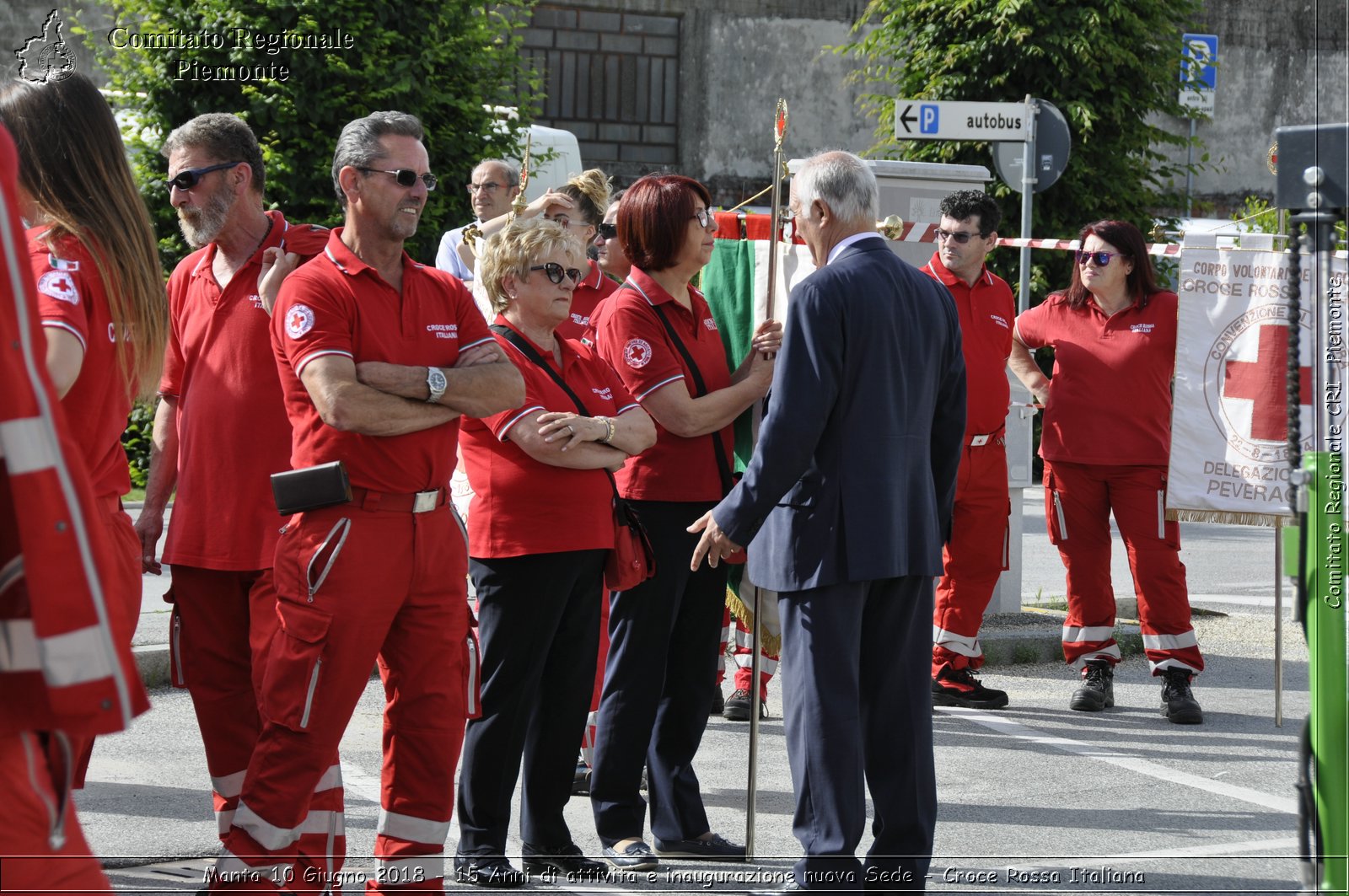 Manta 10 Giugno 2018 - 15 Anni di attivit e inaugurazione nuova Sede - Croce Rossa Italiana- Comitato Regionale del Piemonte