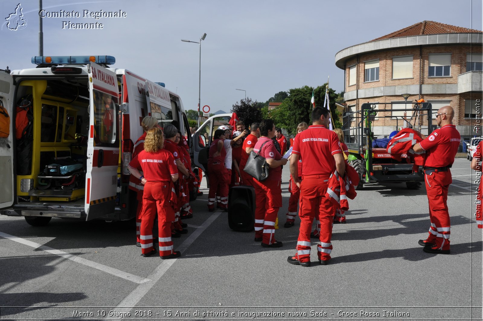 Manta 10 Giugno 2018 - 15 Anni di attivit e inaugurazione nuova Sede - Croce Rossa Italiana- Comitato Regionale del Piemonte