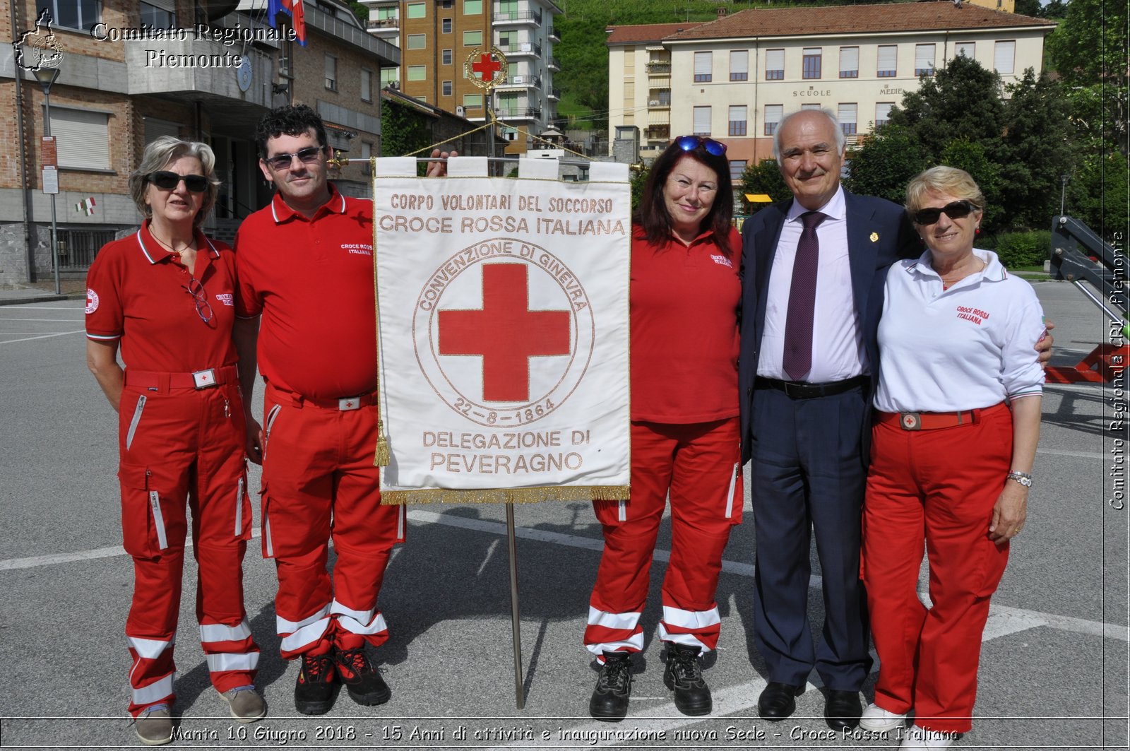 Manta 10 Giugno 2018 - 15 Anni di attivit e inaugurazione nuova Sede - Croce Rossa Italiana- Comitato Regionale del Piemonte