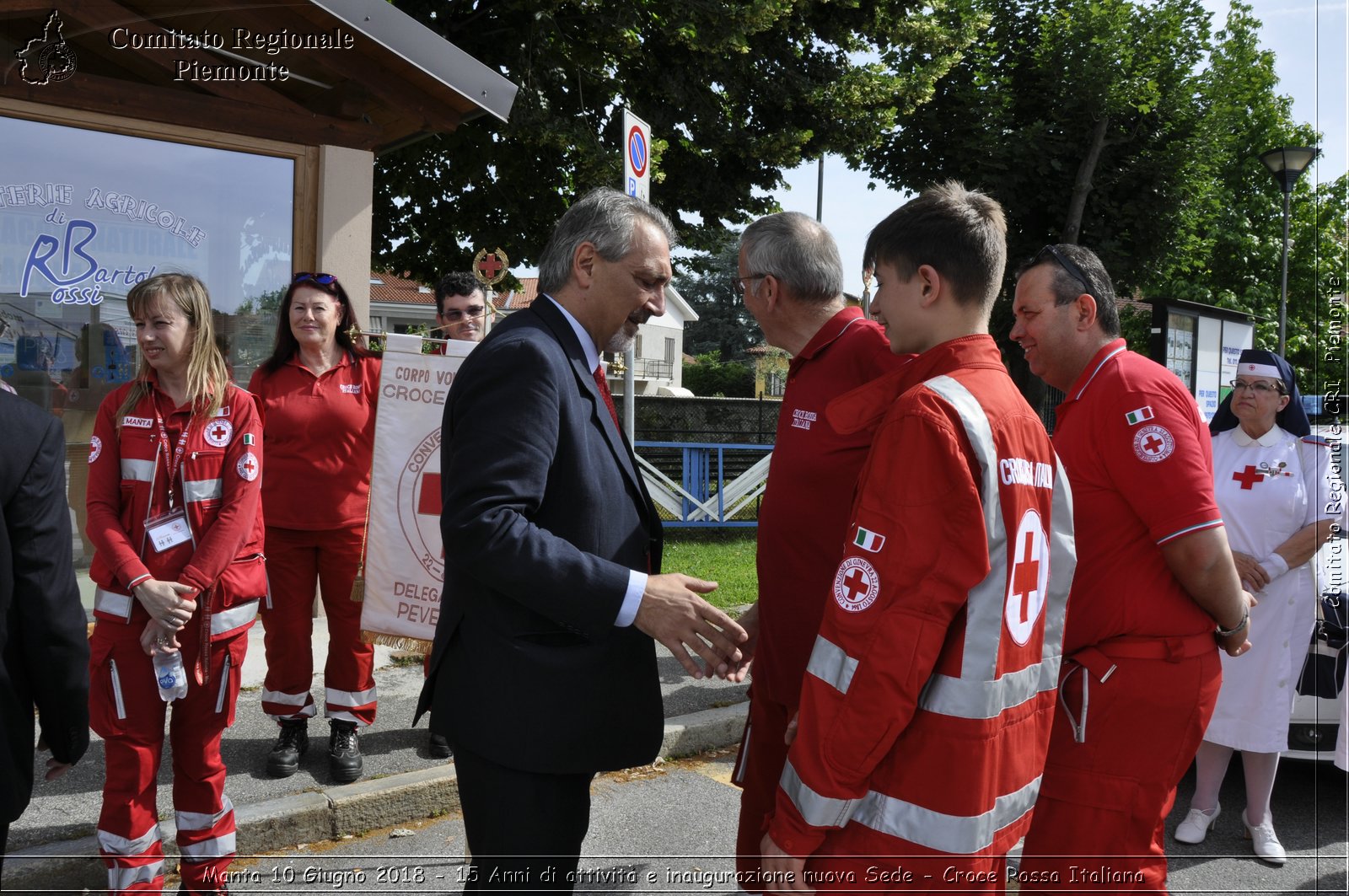 Manta 10 Giugno 2018 - 15 Anni di attivit e inaugurazione nuova Sede - Croce Rossa Italiana- Comitato Regionale del Piemonte