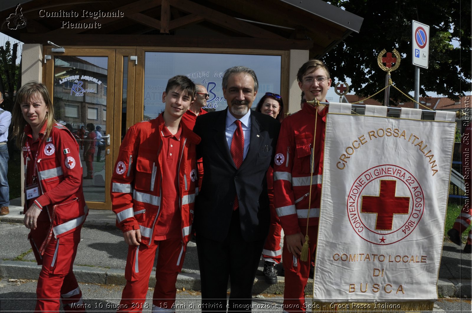 Manta 10 Giugno 2018 - 15 Anni di attivit e inaugurazione nuova Sede - Croce Rossa Italiana- Comitato Regionale del Piemonte