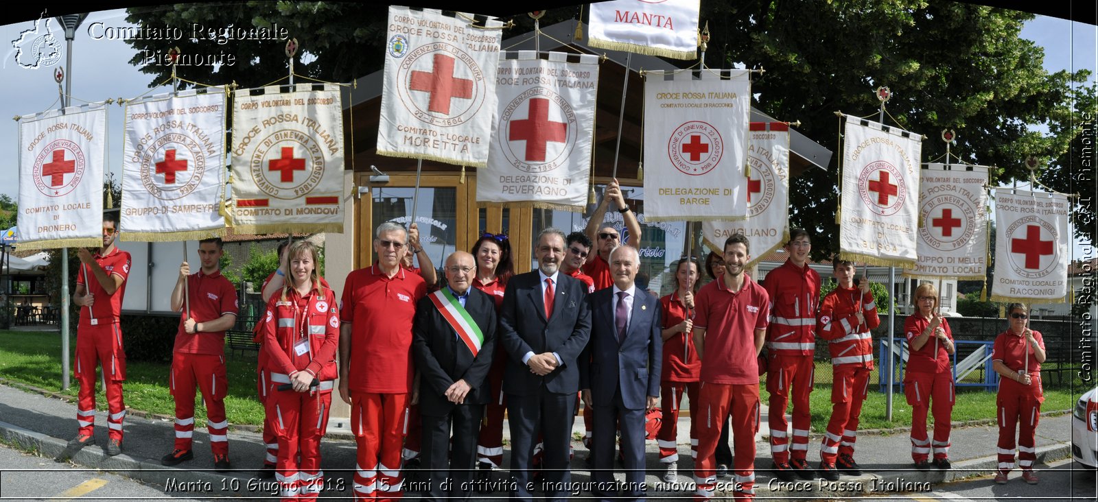 Manta 10 Giugno 2018 - 15 Anni di attivit e inaugurazione nuova Sede - Croce Rossa Italiana- Comitato Regionale del Piemonte