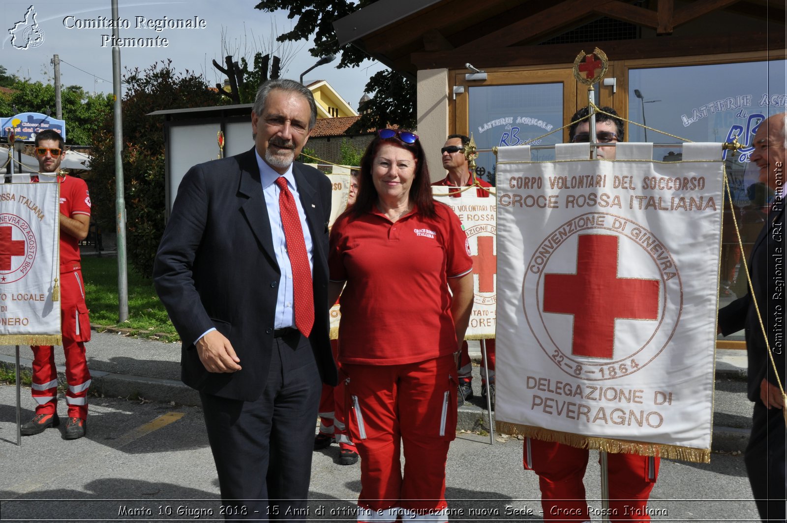 Manta 10 Giugno 2018 - 15 Anni di attivit e inaugurazione nuova Sede - Croce Rossa Italiana- Comitato Regionale del Piemonte