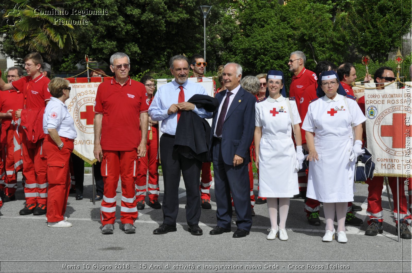 Manta 10 Giugno 2018 - 15 Anni di attivit e inaugurazione nuova Sede - Croce Rossa Italiana- Comitato Regionale del Piemonte