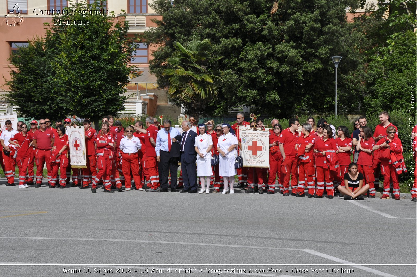 Manta 10 Giugno 2018 - 15 Anni di attivit e inaugurazione nuova Sede - Croce Rossa Italiana- Comitato Regionale del Piemonte