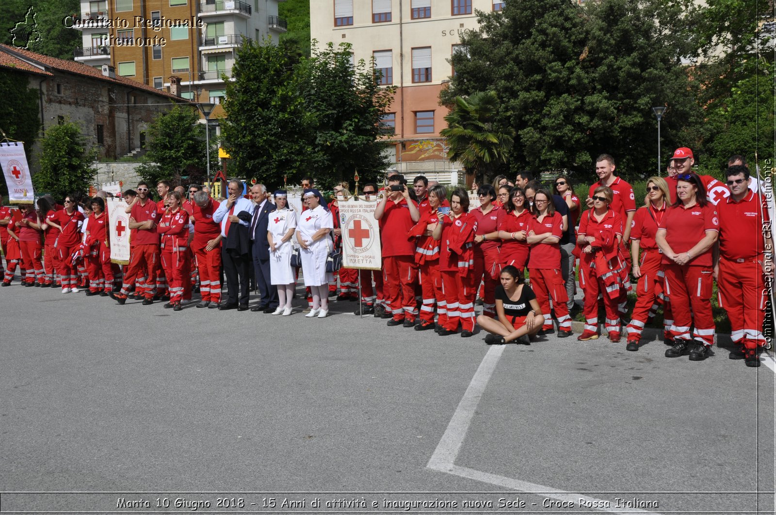 Manta 10 Giugno 2018 - 15 Anni di attivit e inaugurazione nuova Sede - Croce Rossa Italiana- Comitato Regionale del Piemonte