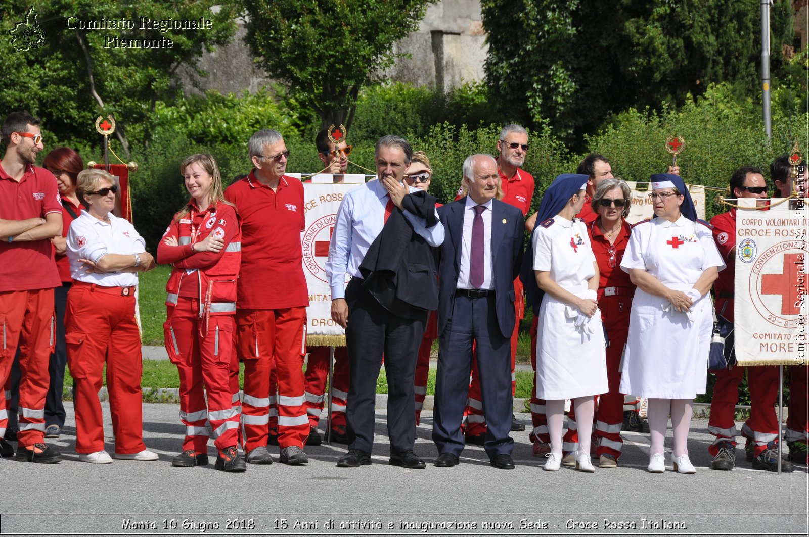 Manta 10 Giugno 2018 - 15 Anni di attivit e inaugurazione nuova Sede - Croce Rossa Italiana- Comitato Regionale del Piemonte