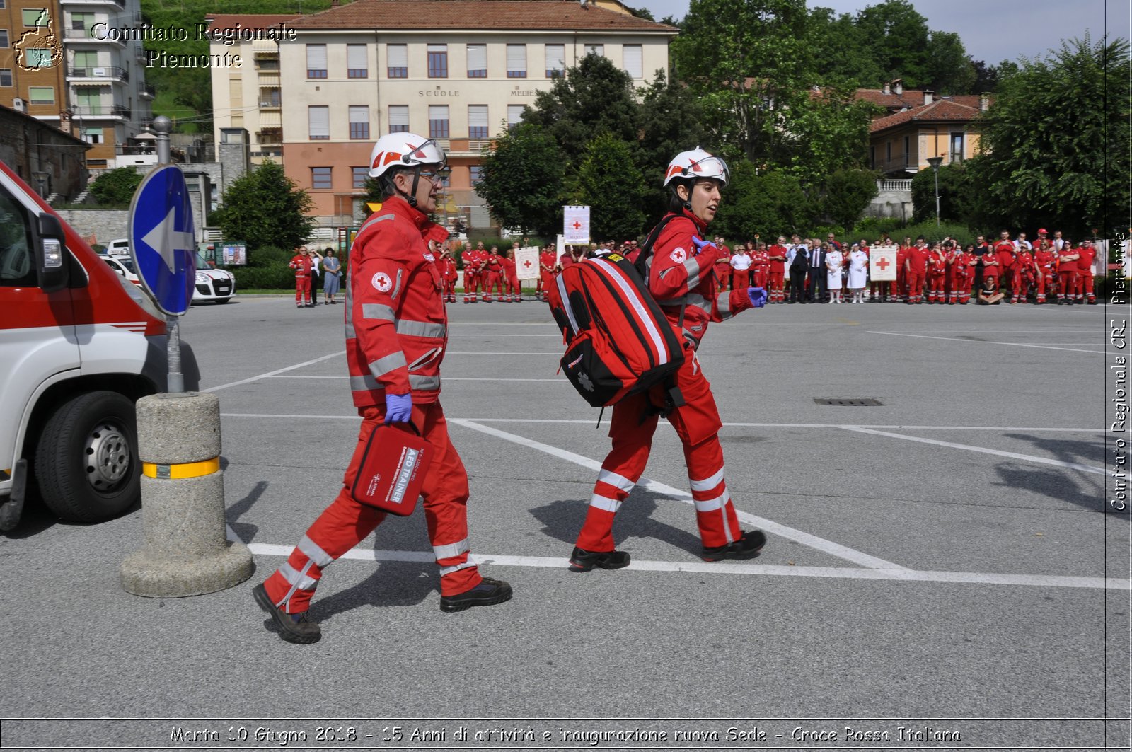 Manta 10 Giugno 2018 - 15 Anni di attivit e inaugurazione nuova Sede - Croce Rossa Italiana- Comitato Regionale del Piemonte