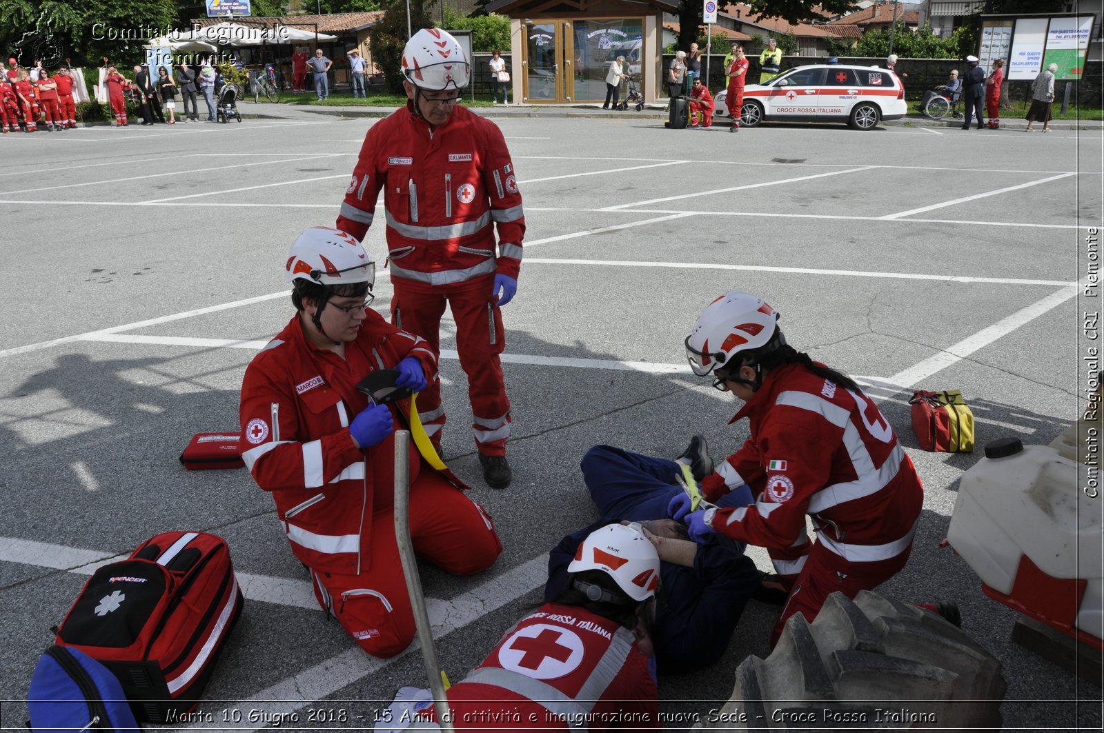 Manta 10 Giugno 2018 - 15 Anni di attivit e inaugurazione nuova Sede - Croce Rossa Italiana- Comitato Regionale del Piemonte