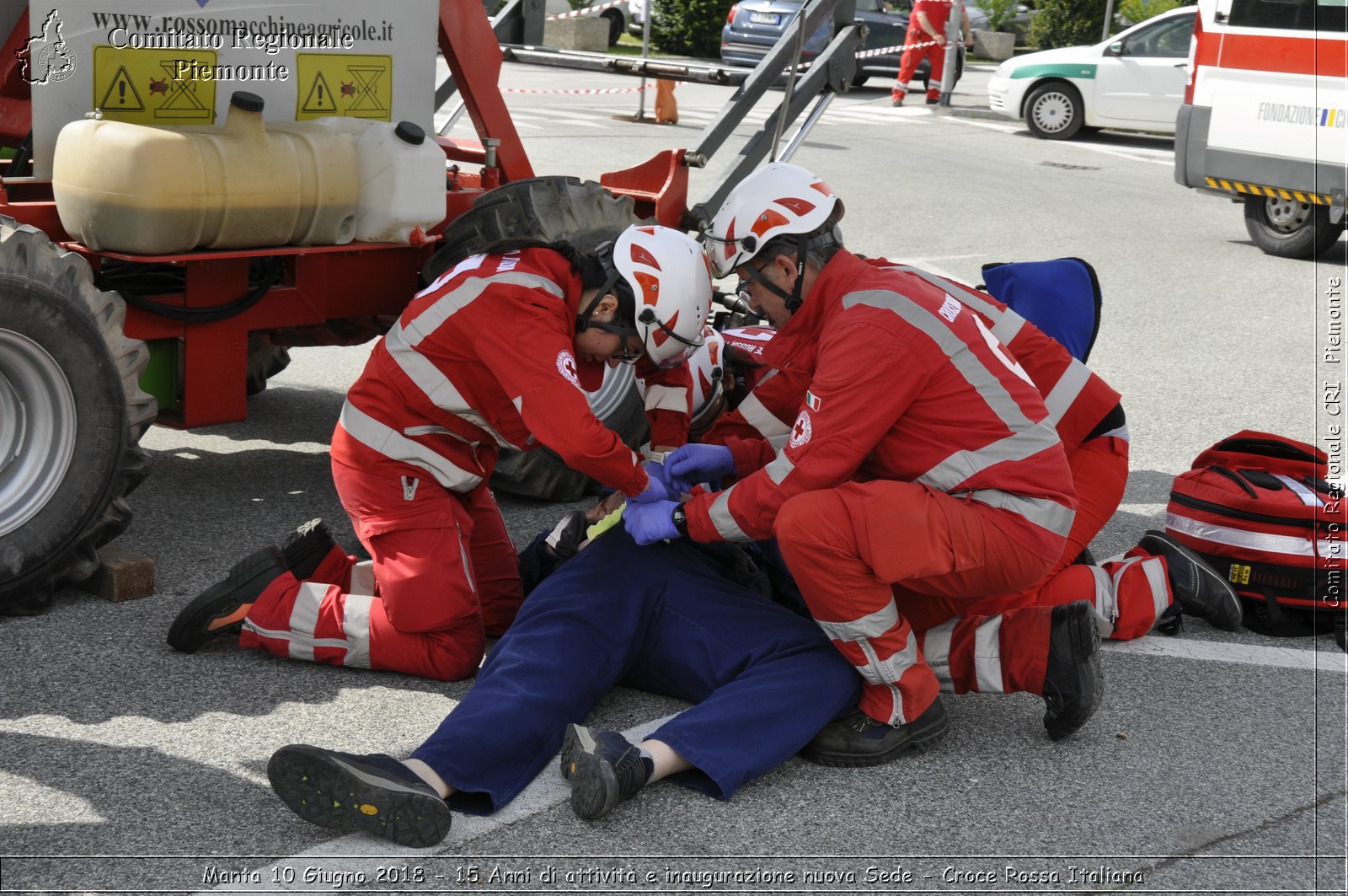 Manta 10 Giugno 2018 - 15 Anni di attivit e inaugurazione nuova Sede - Croce Rossa Italiana- Comitato Regionale del Piemonte