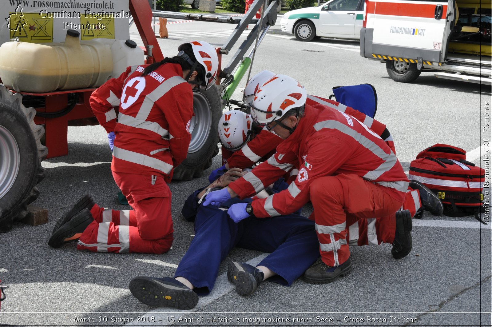 Manta 10 Giugno 2018 - 15 Anni di attivit e inaugurazione nuova Sede - Croce Rossa Italiana- Comitato Regionale del Piemonte