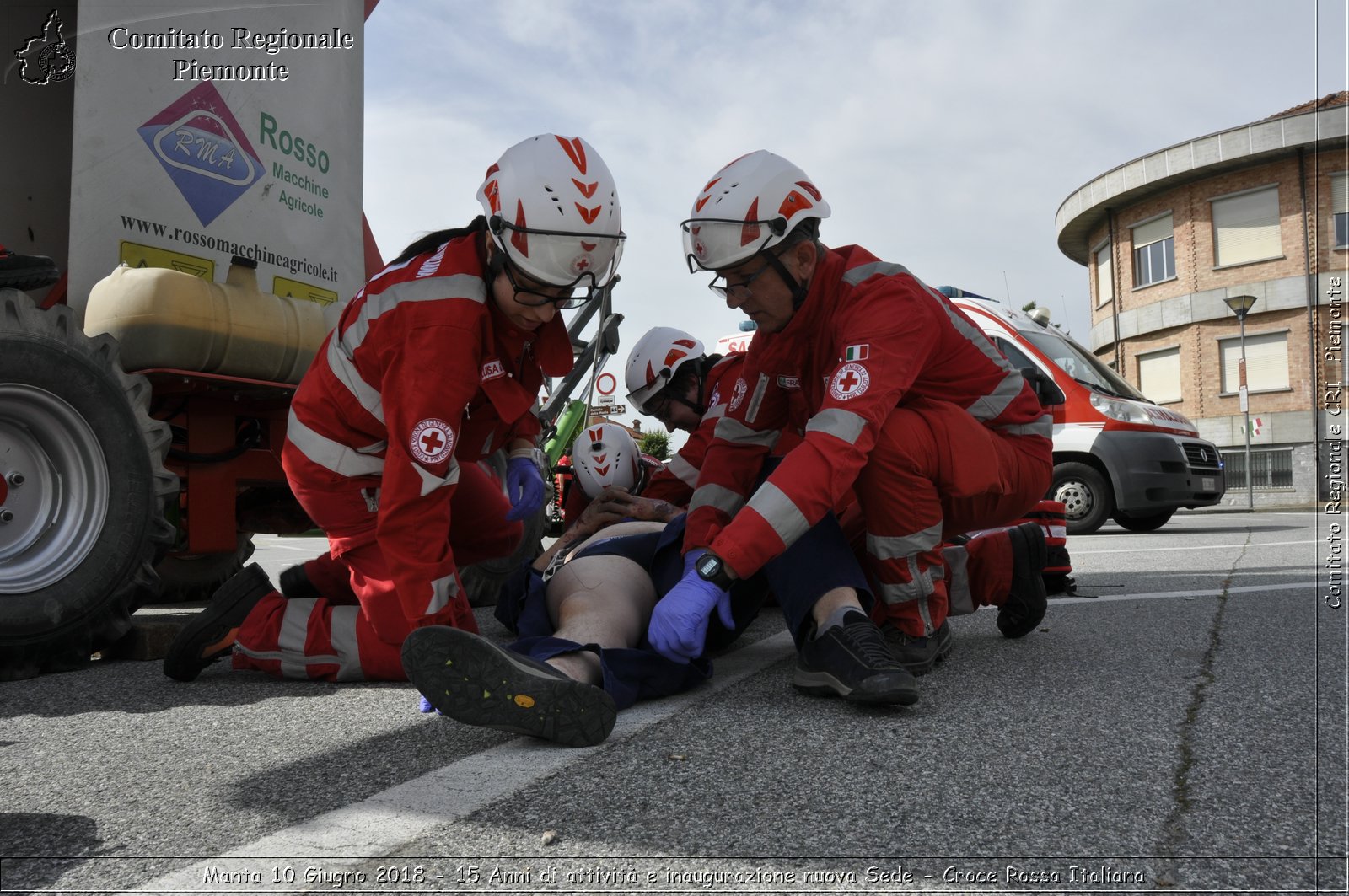 Manta 10 Giugno 2018 - 15 Anni di attivit e inaugurazione nuova Sede - Croce Rossa Italiana- Comitato Regionale del Piemonte